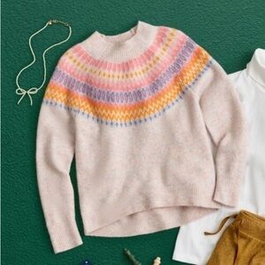 J. Crew Crewcuts wool blend soft turtleneck sweater size 4-5